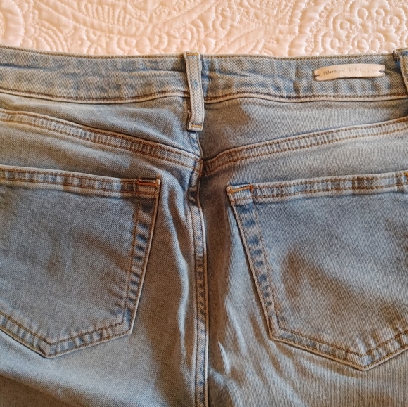 Pilcro by Anthropologie embroidered cropped jeans - Picture 4 of 5